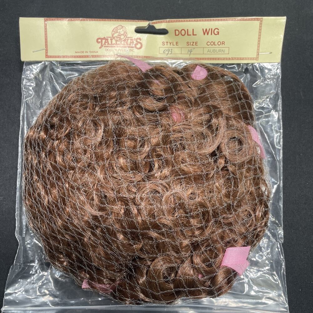 Vtg Tallinas Acrylic Doll Wigs Lot of 10 Various Sizes/Colors Styles 93-802-71BS - Picture 5 of 12